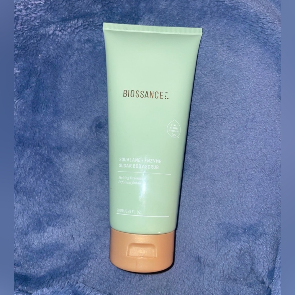 Biossance squalane enzyme sugar body scrub